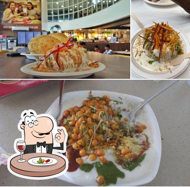 Food at Haldiram's - Bhandara