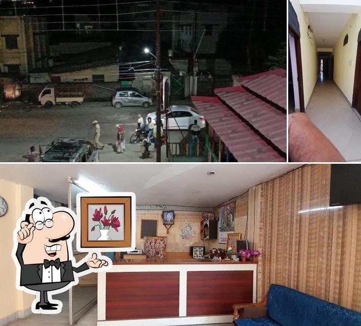 The image of interior and exterior at Hotel Samrat