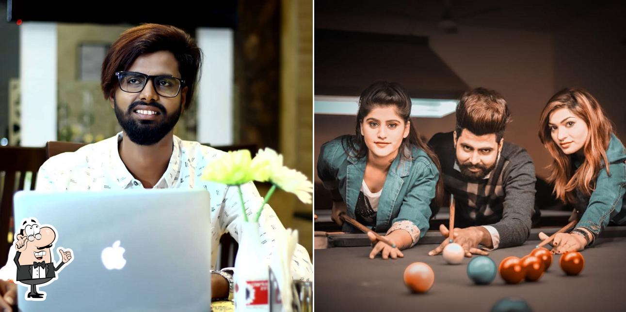 Take a seat at one of the tables at KGF CLUB