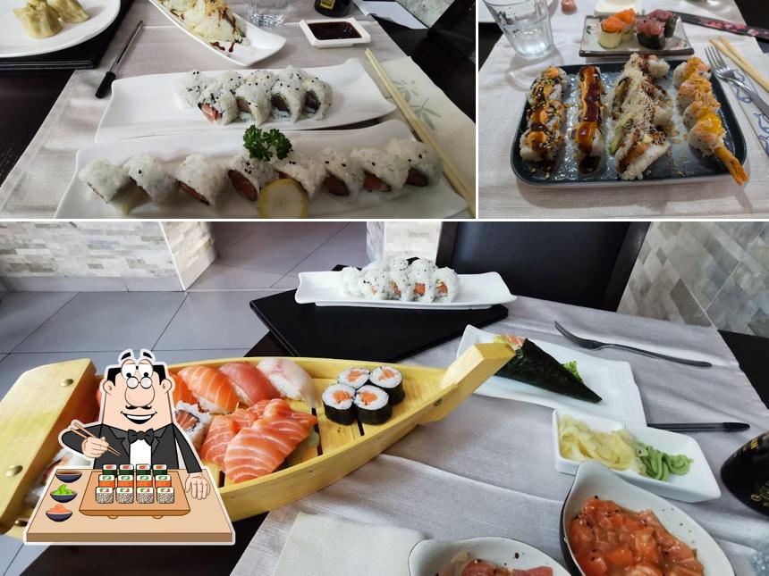 Prova le varie opzioni di sushi