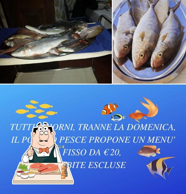 Al Povero Pesce serve un'ampia scelta di piatti di pesce