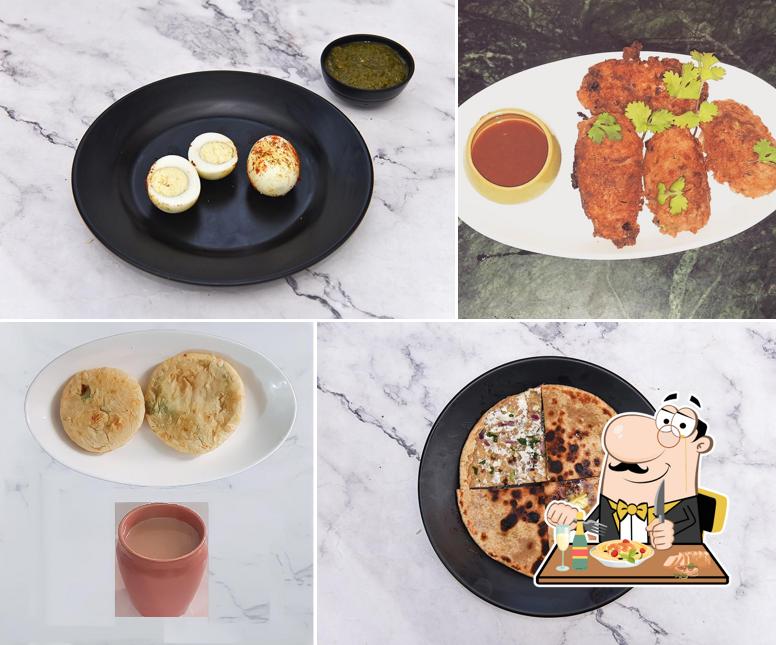 Food at Desi litti cheken special