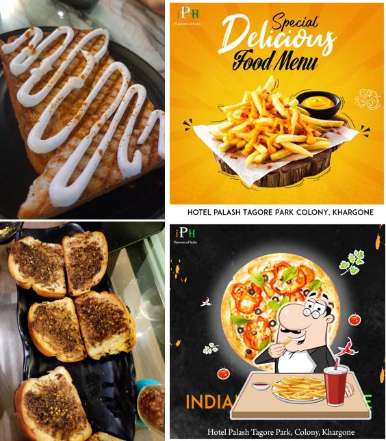 French fries at Indian Pizza House Khargone