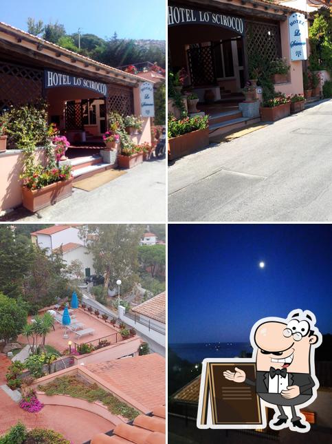 Gli esterni di Hotel Lo Scirocco