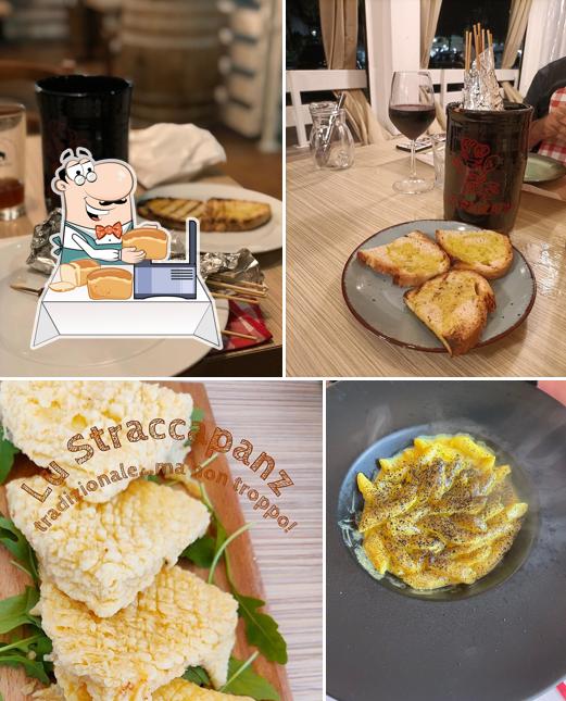 Pane all'aglio al Ristorante Lu Straccapanz