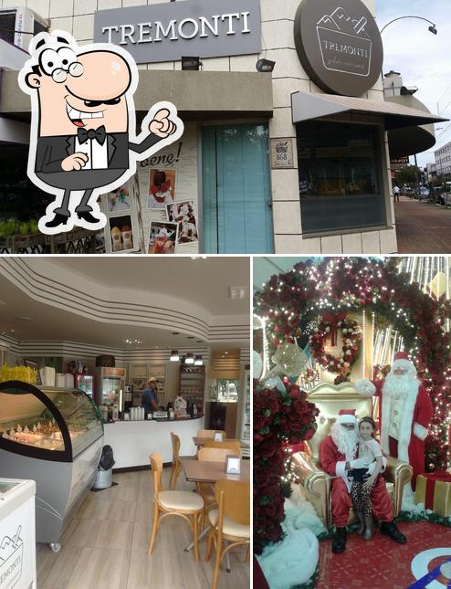 O interior do TREMONTI GELATO ARTESANAL