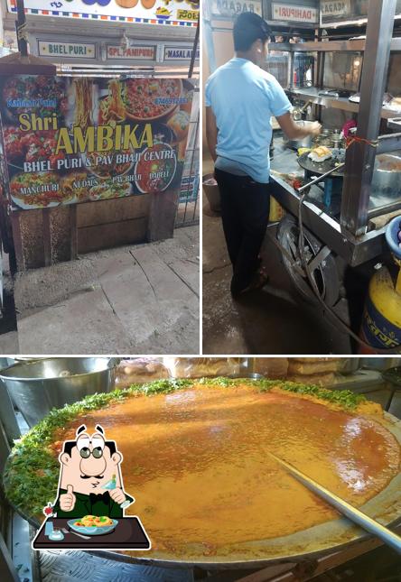 Food at Ambika Bhel Puri Center