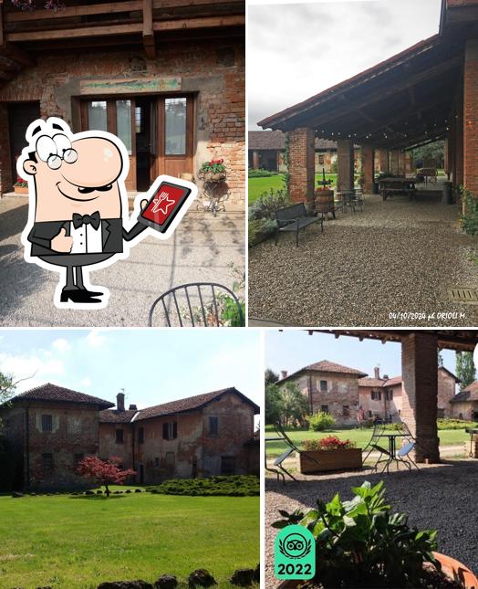 Goditi la vista dall'area esterna di Locanda Macconago Ristorante