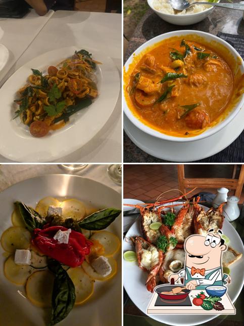 Chicken curry at Old Harbour Restaurant