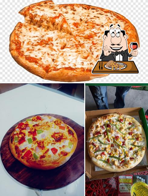 Pick pizza at THE FARMHOUSE PIZZA