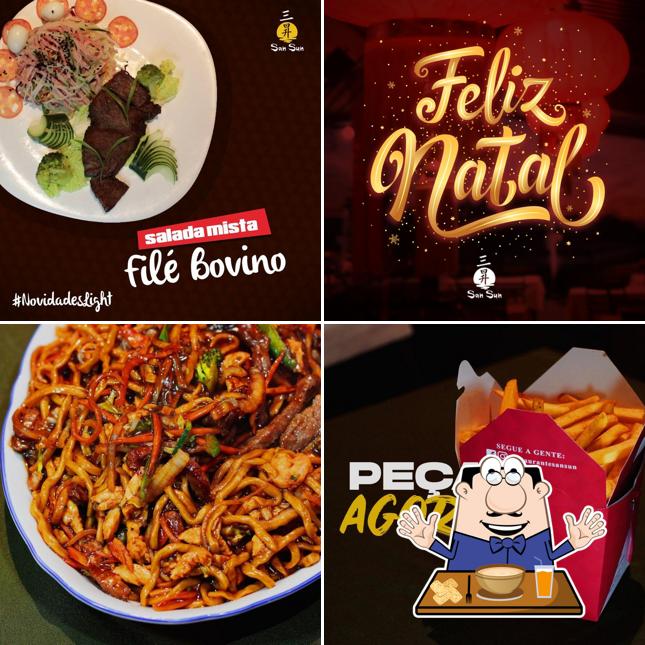 Platos en Restaurante San Sun Tambauzinho