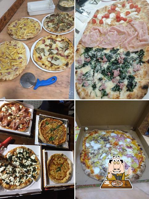 A Spiga d'oro Pizzeria d'asporto, puoi ordinare una bella pizza