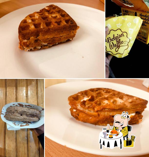 Food at The Belgian Waffle Co