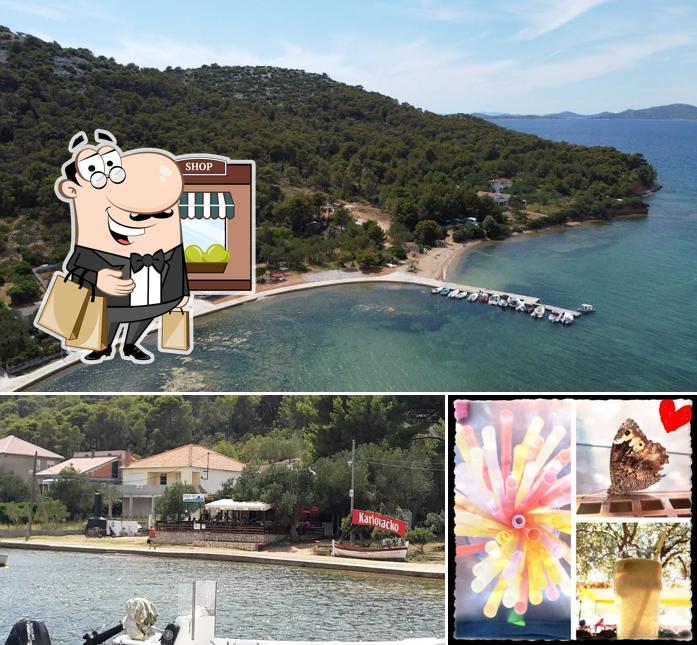 La parte esterna è una caratteristica importante di Snack Bar Pržina