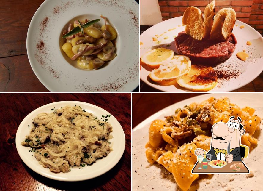 Platti al Osteria all'Ombra del Pino