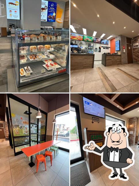 Dai un'occhiata agli interni di Burger king
