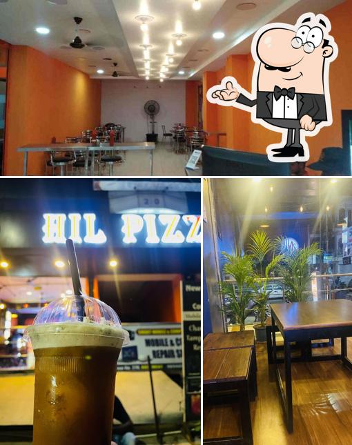 The restaurant's interior and beer