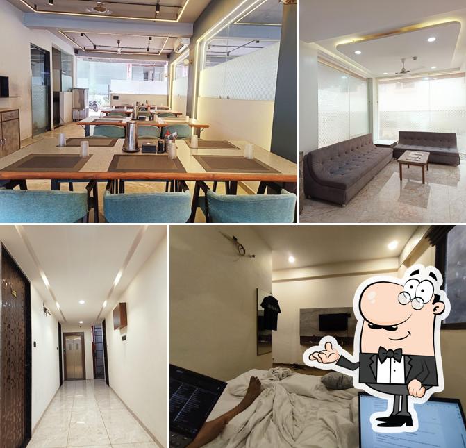 The interior of HOTEL THE PARAS Restraurant Corporate Rooms PG Dormitory Room