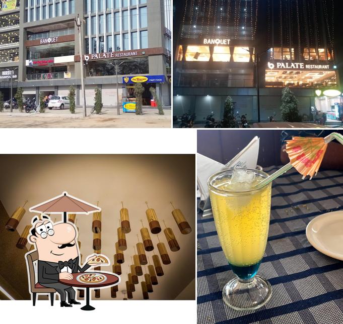 Palate Restaurant & Banquet - Best Restaurant & Banquet In Naroda, Best Veg Restaurant & Fast Food Restaurant in Naroda is distinguished by exterior and drink