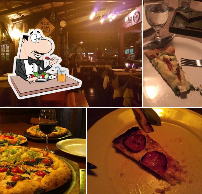 Platos en Pizzaria Nave Mãe