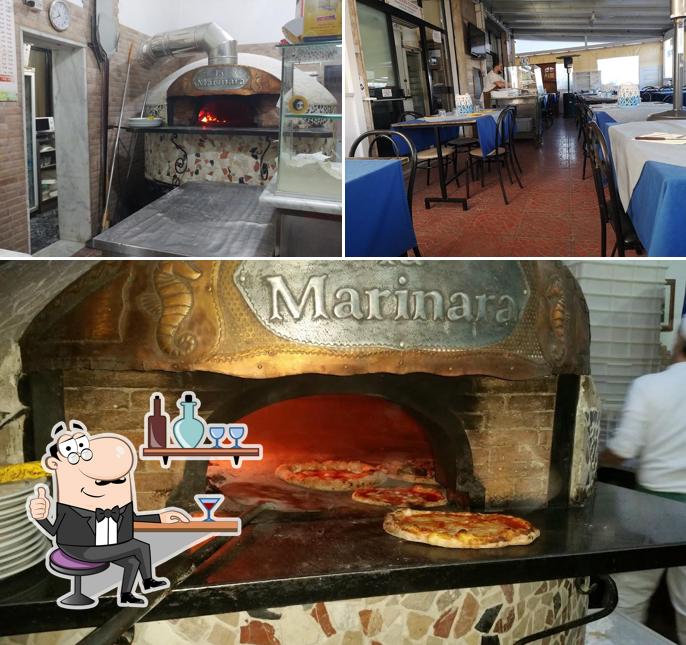 Gli interni di Pizzeria Ristorante la Marinara