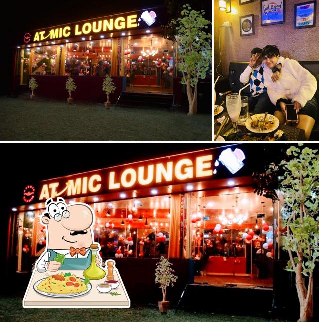 Food at Atomic Lounge