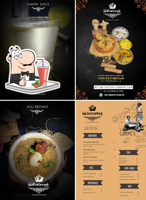 Enjoy a beverage at Mullikulam Muniyappas Biryani