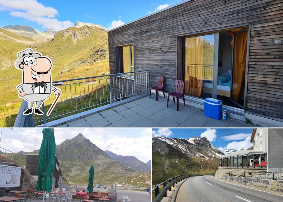 Puoi goderti l'aria fresca dal dehors di Ristorante Ospizio La Veduta