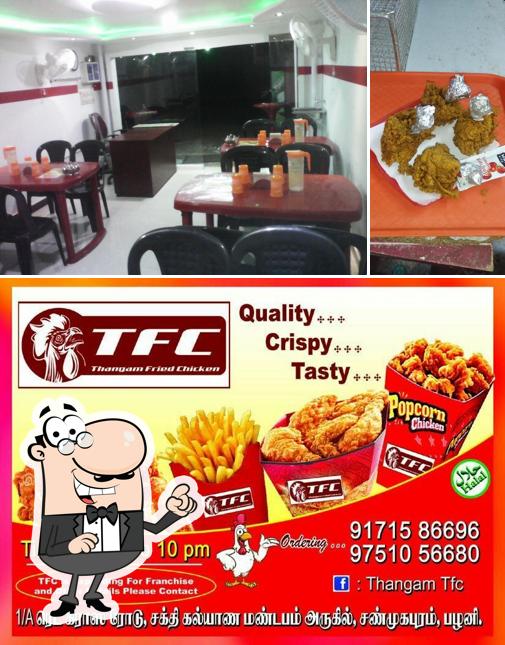 The interior of Thangam Broilers & Original Nattukozhi