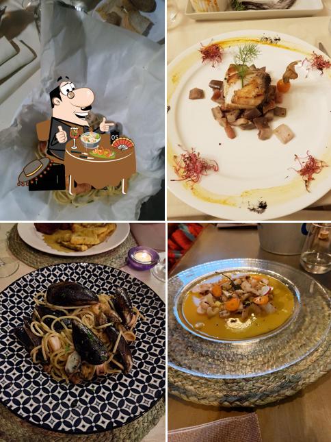 Cibo al losteria del pesce