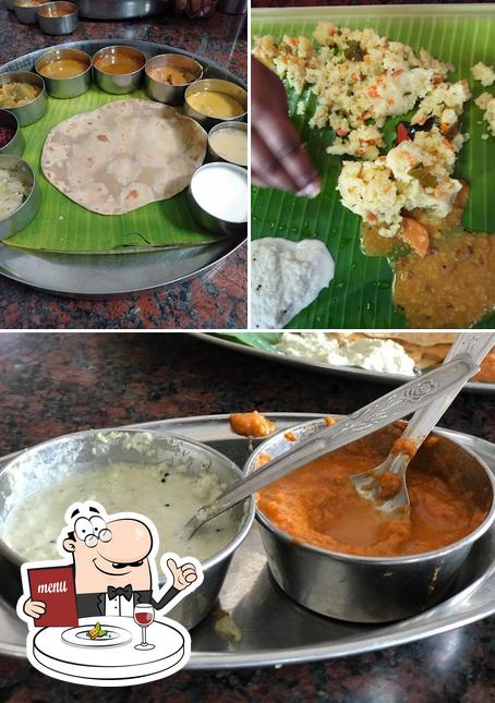 Food at Hotel Sree Saravana Bhavan