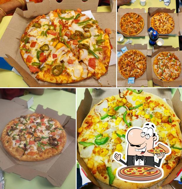 At Domino's Pizza Kanjikuzhi, Kottayam, you can taste pizza
