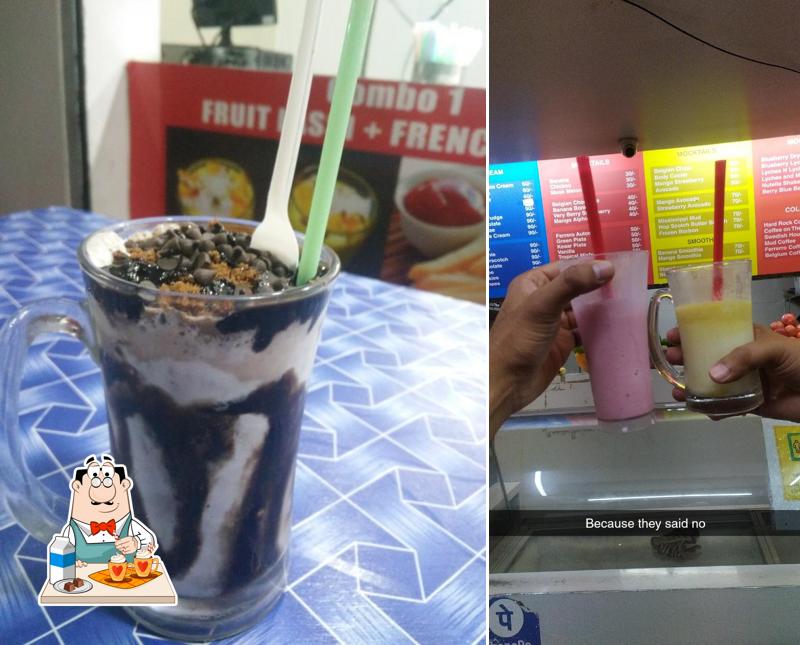 Enjoy a beverage at Lassi Shopp