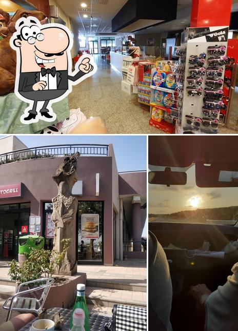 Tra le varie cose da Autogrill Tramatza est si possono trovare la interni e esterno