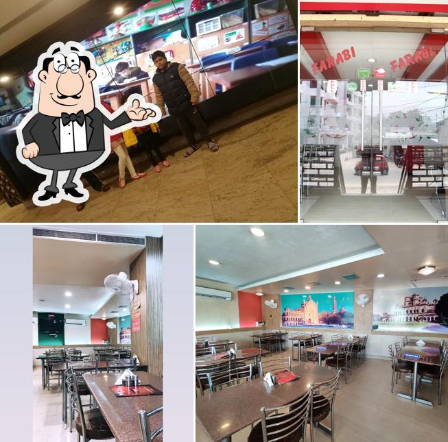 The interior of Farabi eating point