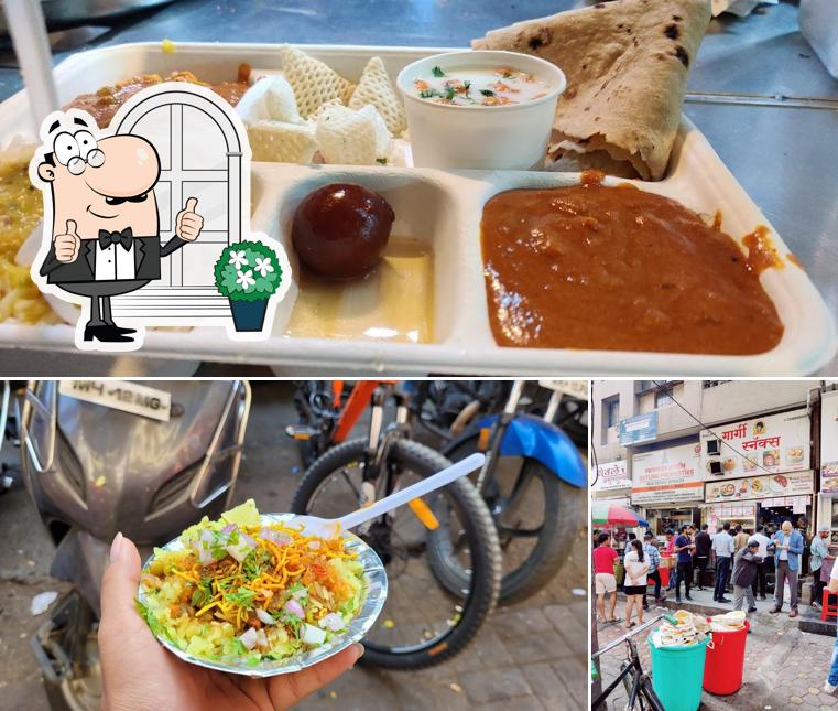 Take a look at the photo displaying exterior and food at Gargi Snacks