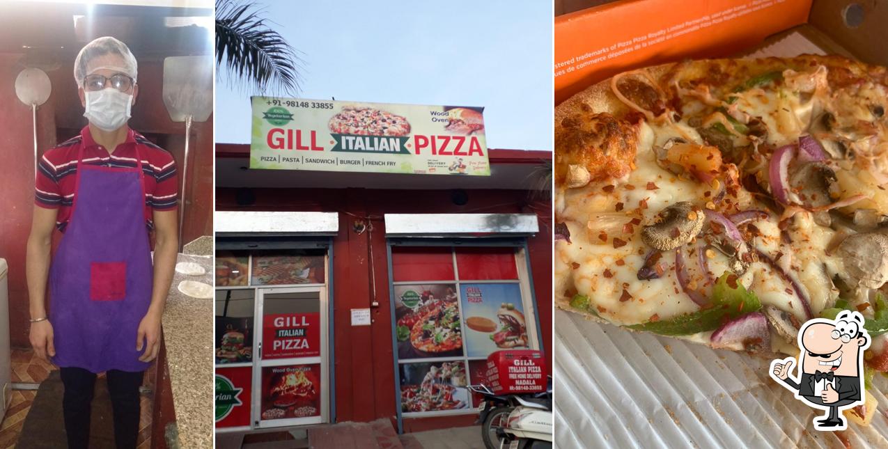 Gill Italian pizza