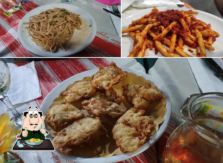 Cibo al il bianco e nero