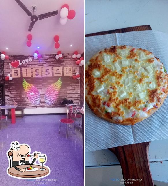 Food at Love Zone Cafe bissau