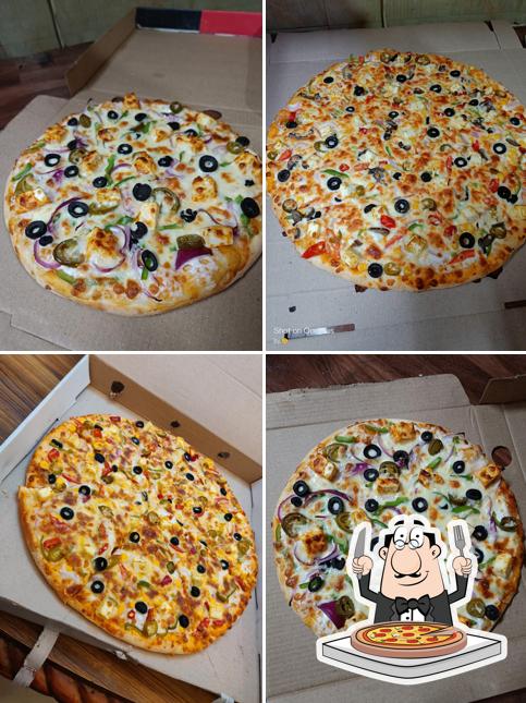 Order various kinds of pizza