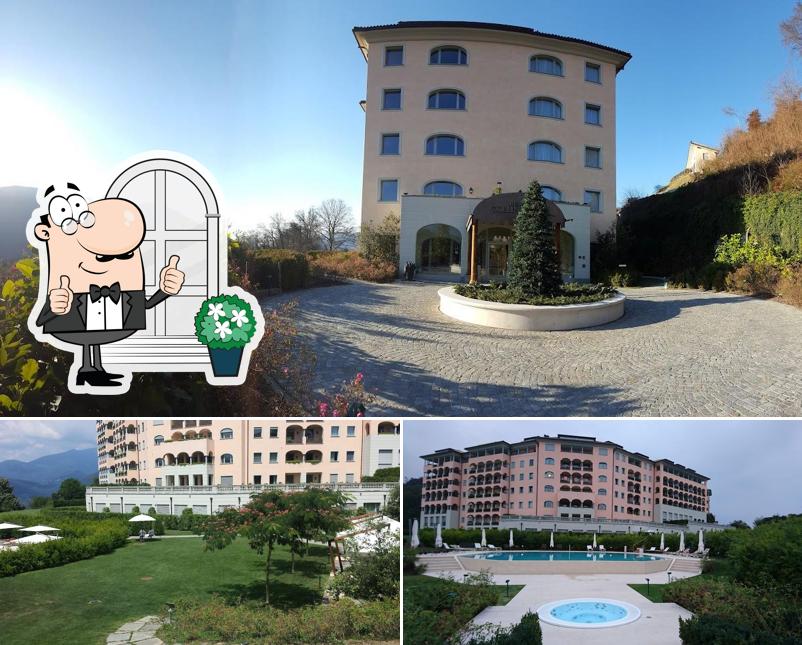 Gli esterni di Resort Collina d'Oro