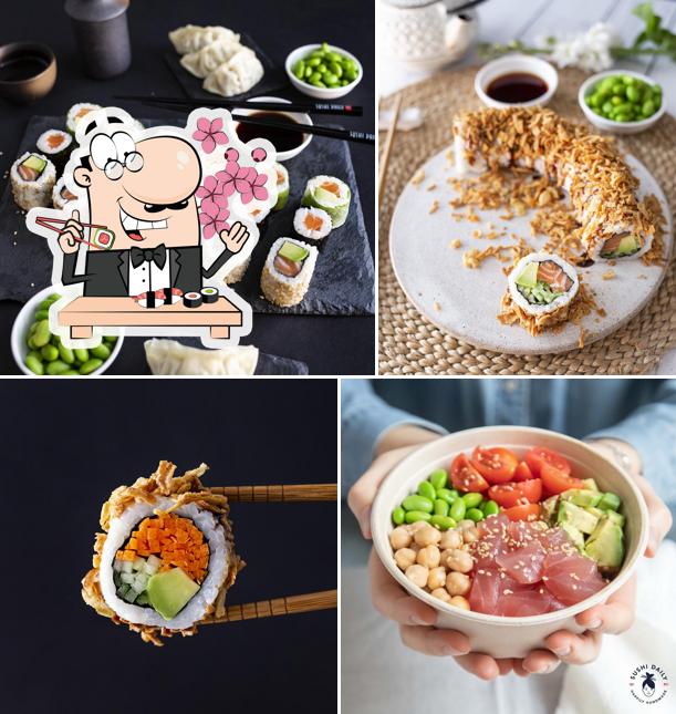 Scegli le varie opzioni di sushi
