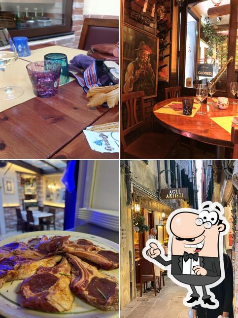 Dai un'occhiata agli interni di Trattoria Agli Artisti