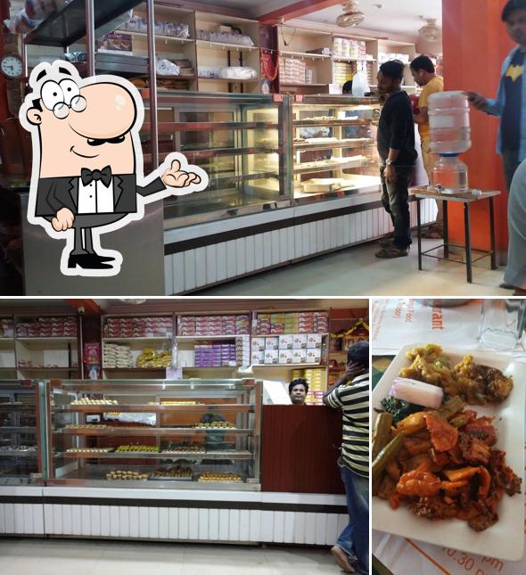 The interior of Vishal Sweets And Restaurant
