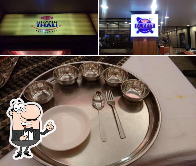 The interior of Grand Thali Restaurant