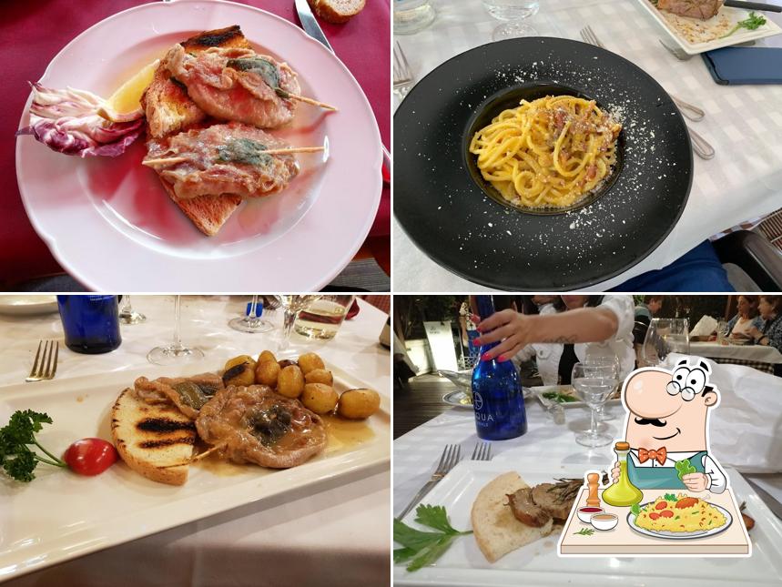 Platti al Osteria Cacio e Pepe