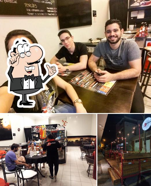 O interior do Pastelaria São Paulo