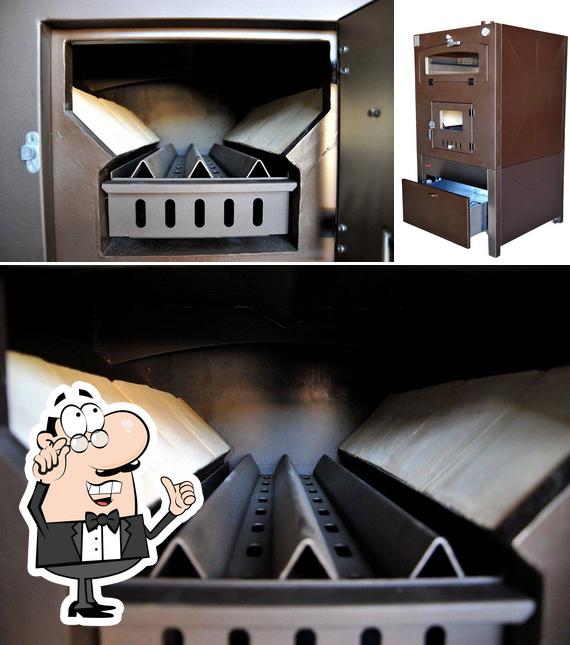 Gli interni di Forno a legna SOLE