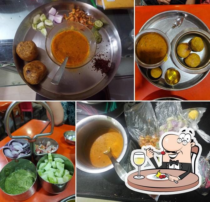 Food at Rajasthani Dhaba