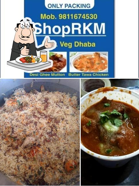 Food at The ShopRKM Dhaba Non Veg ,Veg & Biryani (Only Packing) delivery & takeaway outlet